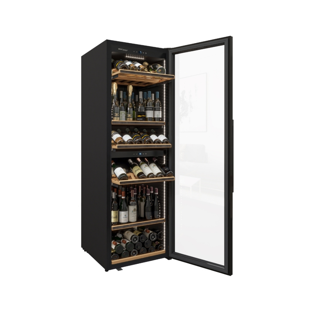 Cantinetta Vinum Design (164 Bottiglie) Libero Posizionamento apertura porta reversibile