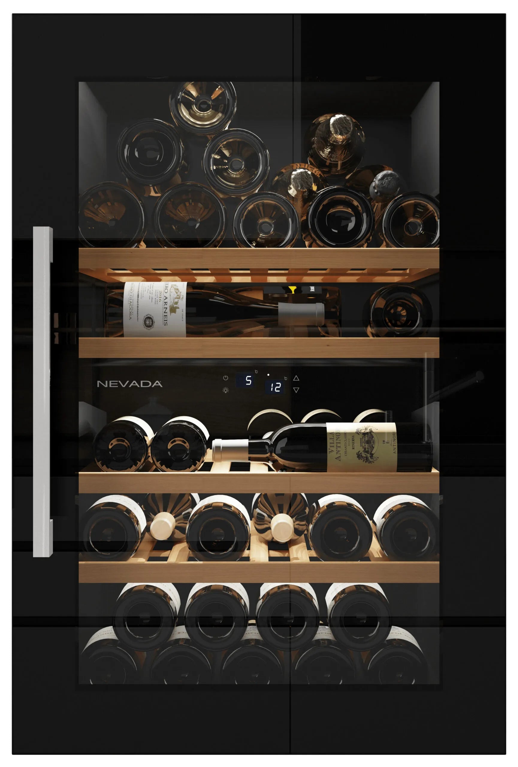 Cantinetta Nevada da incasso (52 Bottiglie) con Maniglia Nera